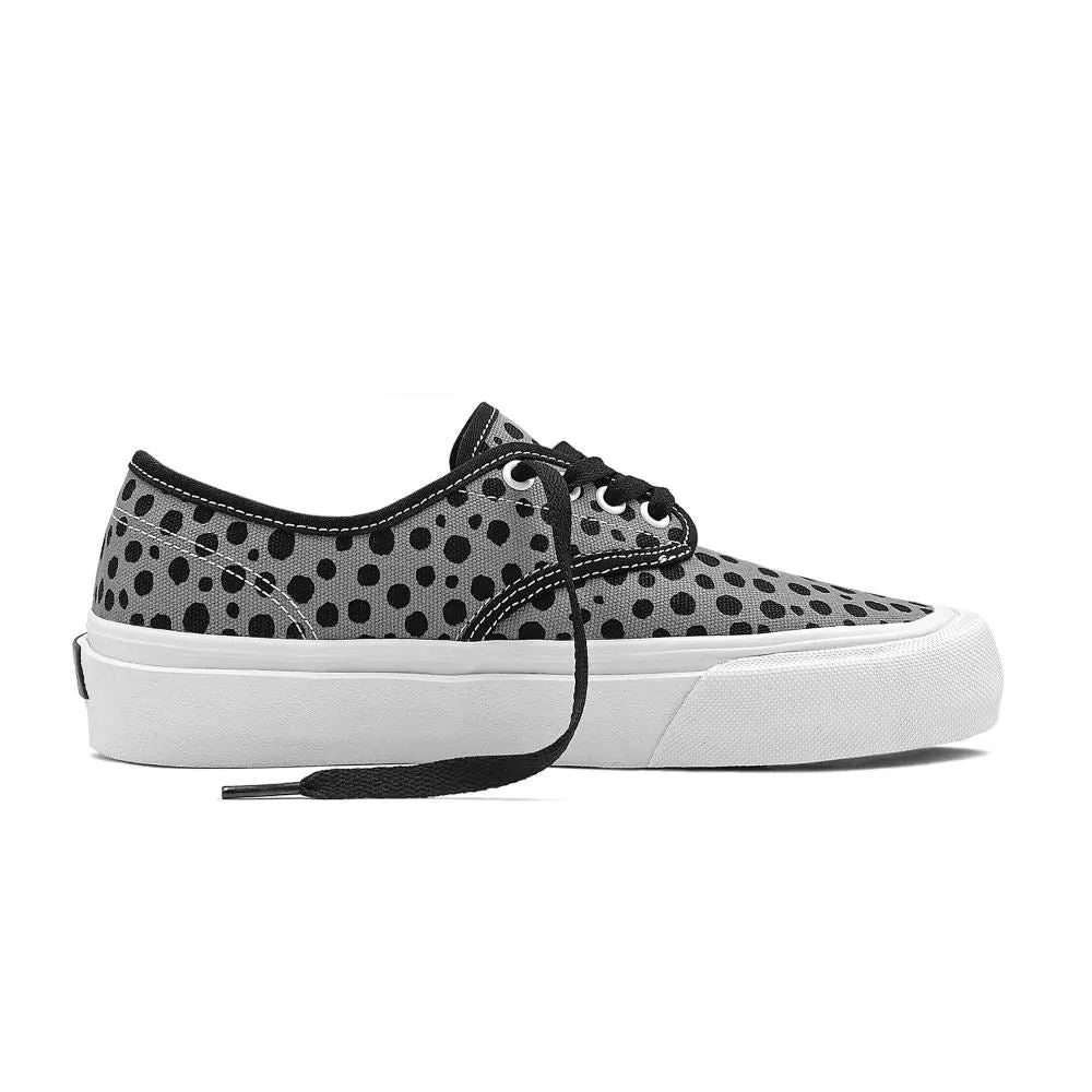 Straye Footwear Gower - Spots Charcoal / White