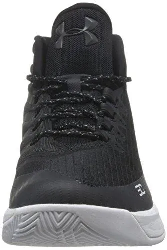 Under Armour Men's Curry 3 Basketball Shoe (10) Black/White