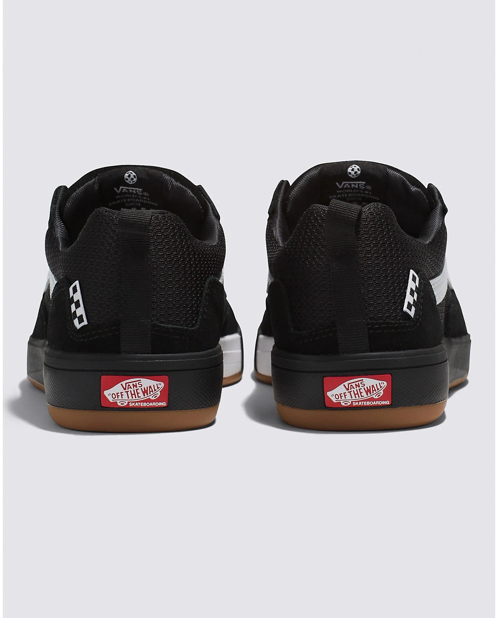 Vans Zahba Skateboard Shoe - Black/White
