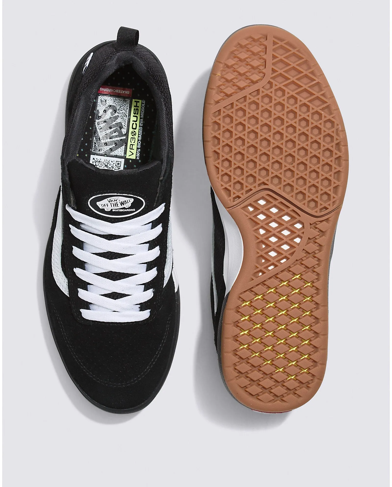 Vans Zahba Skateboard Shoe - Black/White