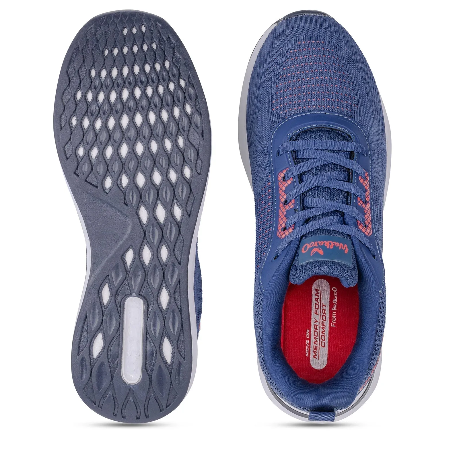 Walkaroo Men Walking Shoes - WS9084 Blue