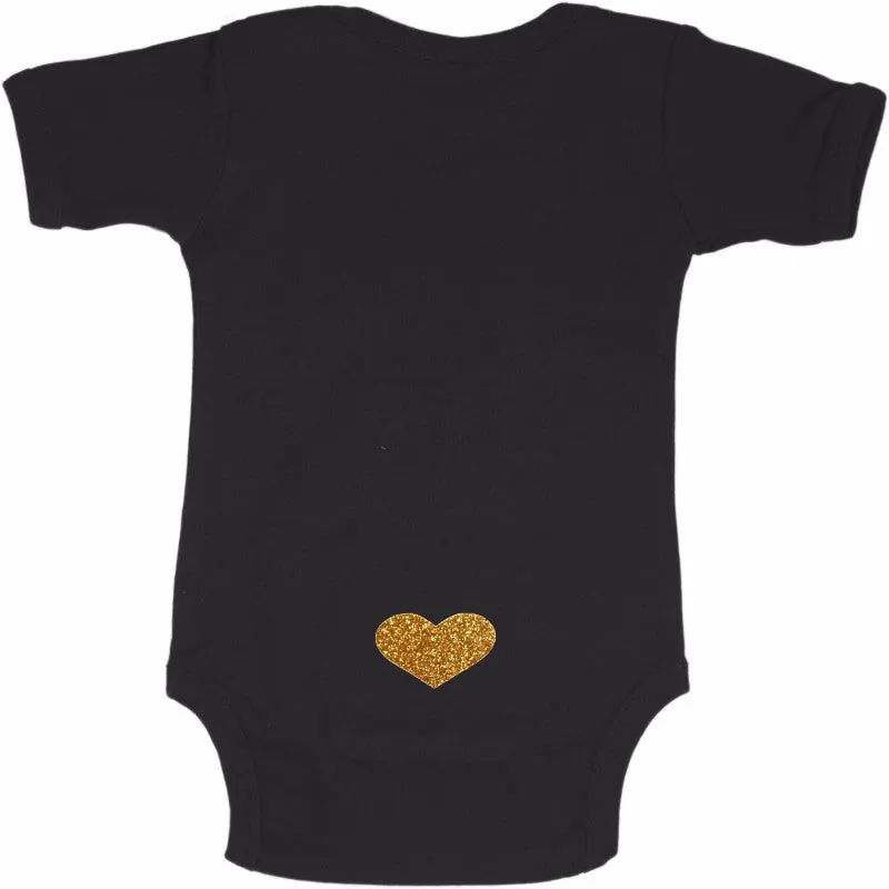 WHO DAT Saints Glitter Football Onesie