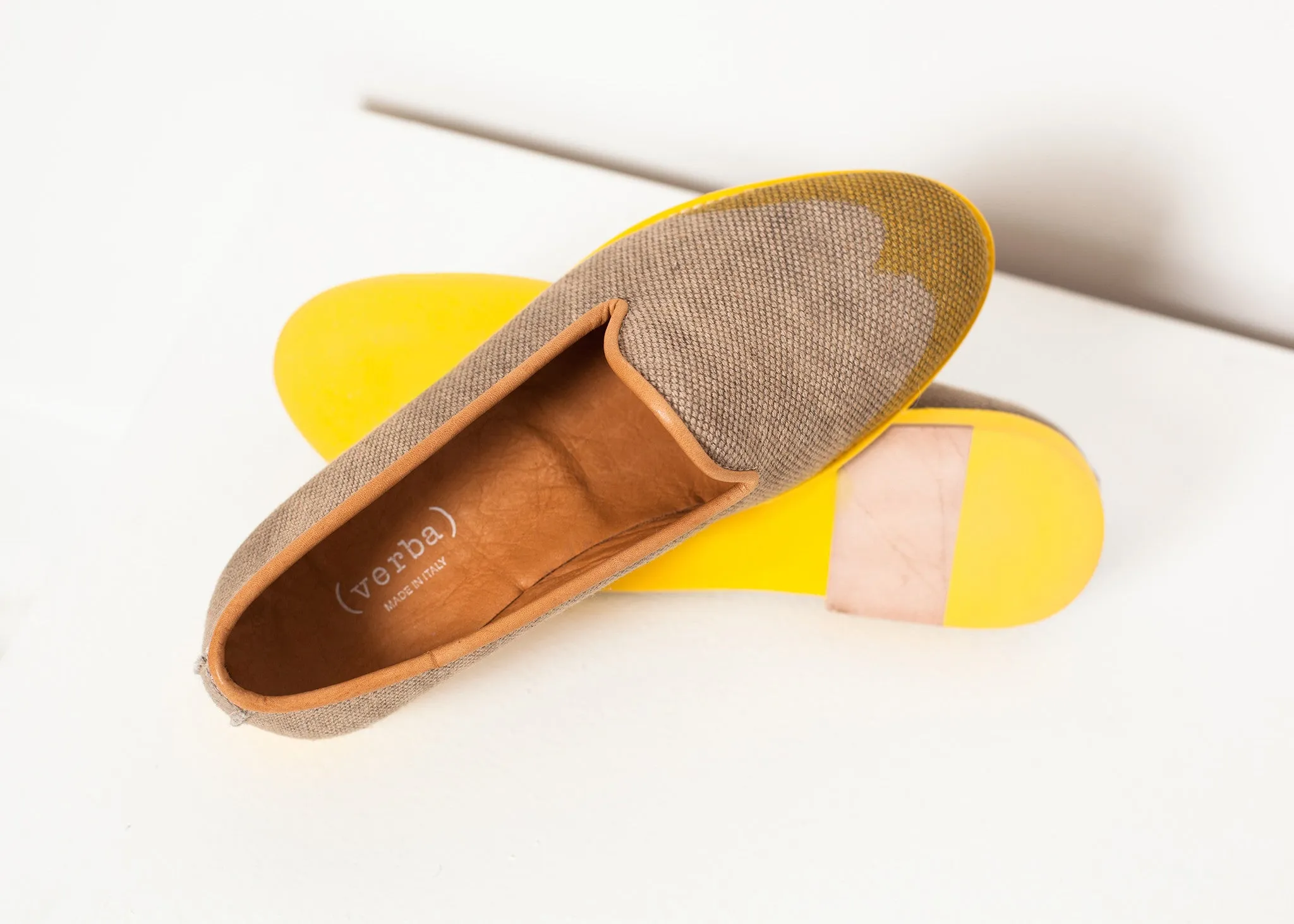 Wingtip Loafer in Yellow - Less Choice