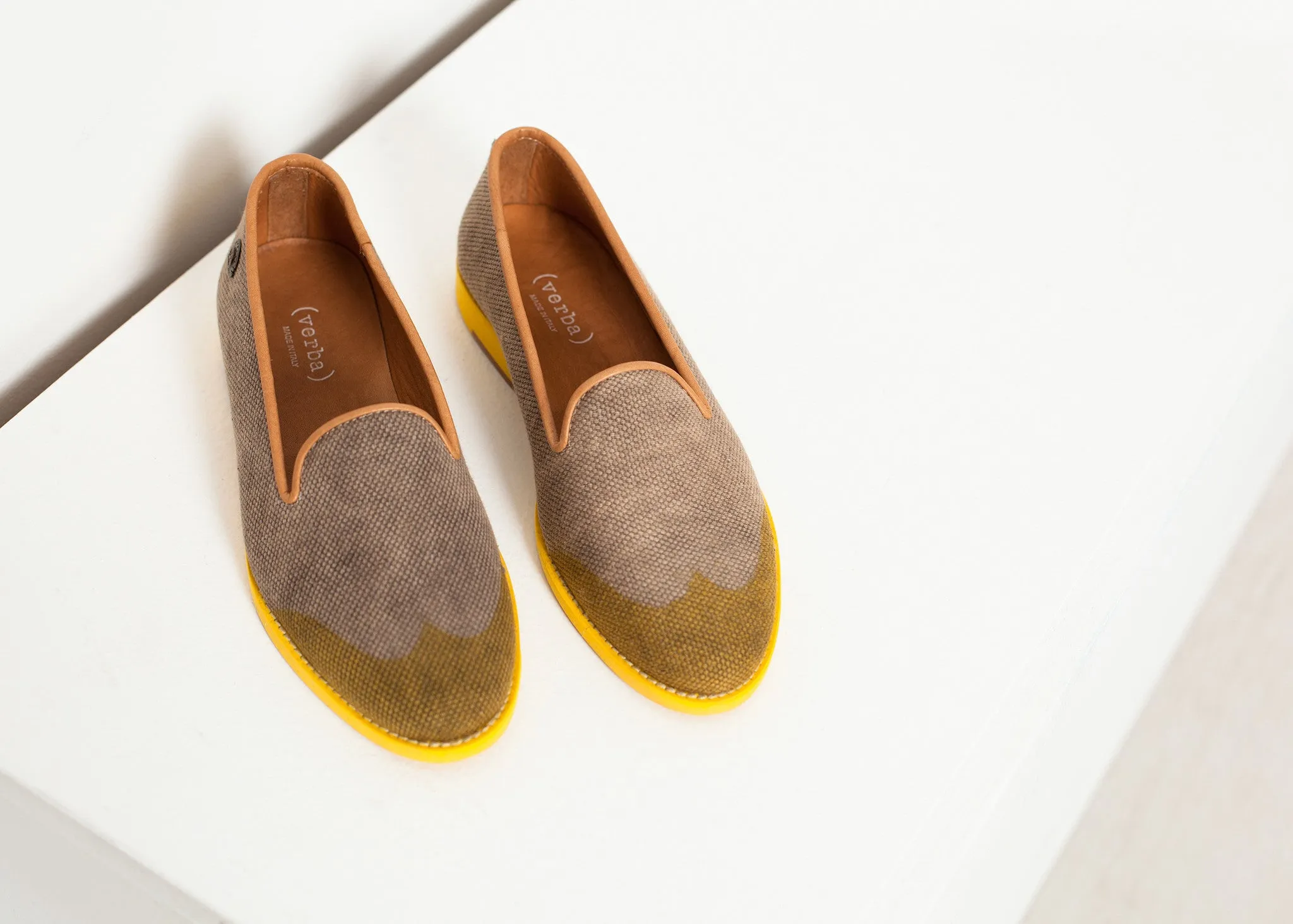 Wingtip Loafer in Yellow - Less Choice
