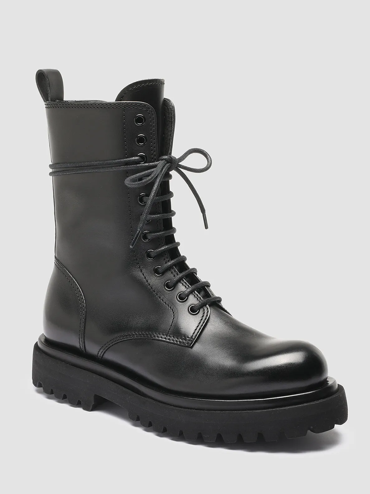 WISAL 018 - Black Leather Boots