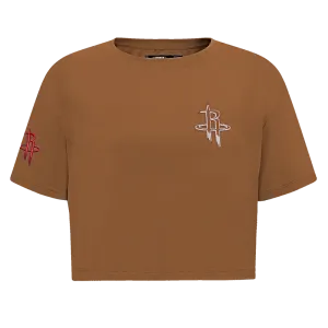 Women's Houston Rockets Pro Standard Boxy Crop T-Shirt