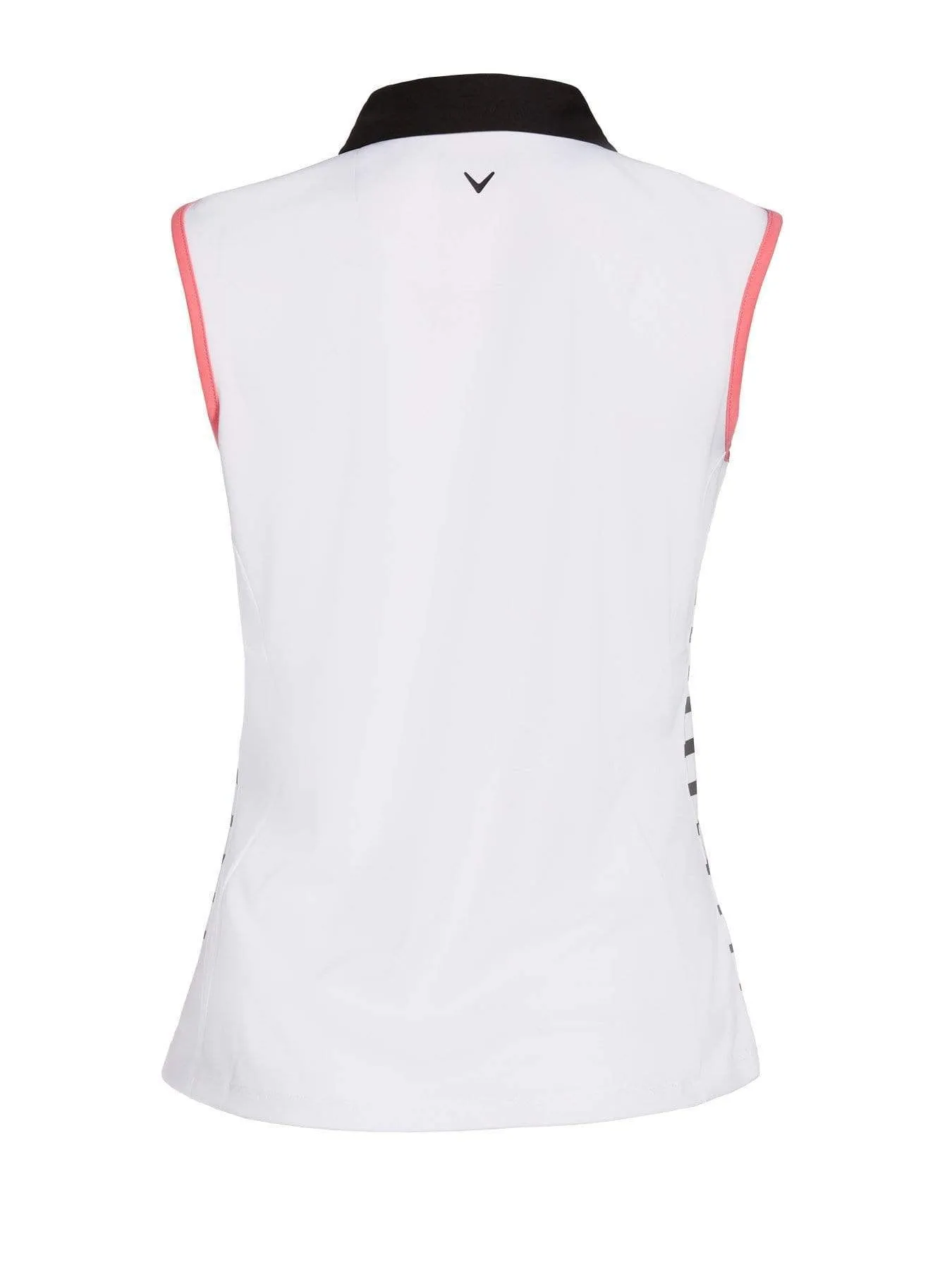Womens Stripe Front Polo