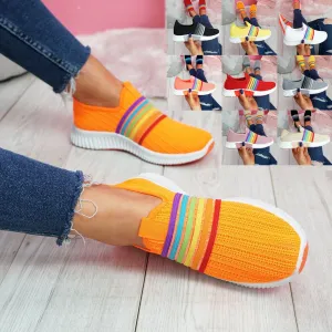 Women's Walking Shoes Knitted Sock Sneakers