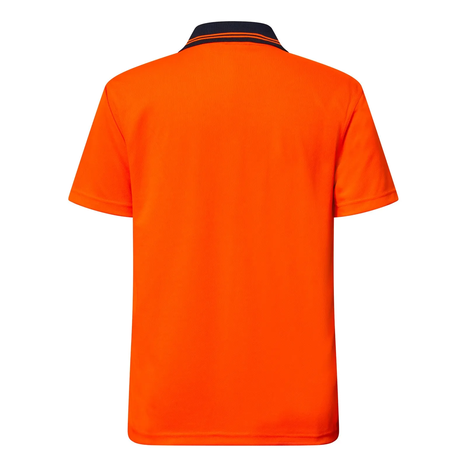 WSP208 HI VIS LIGHTWEIGHT SHORT SLEEVE MICROMESH POLO WITH POCKET