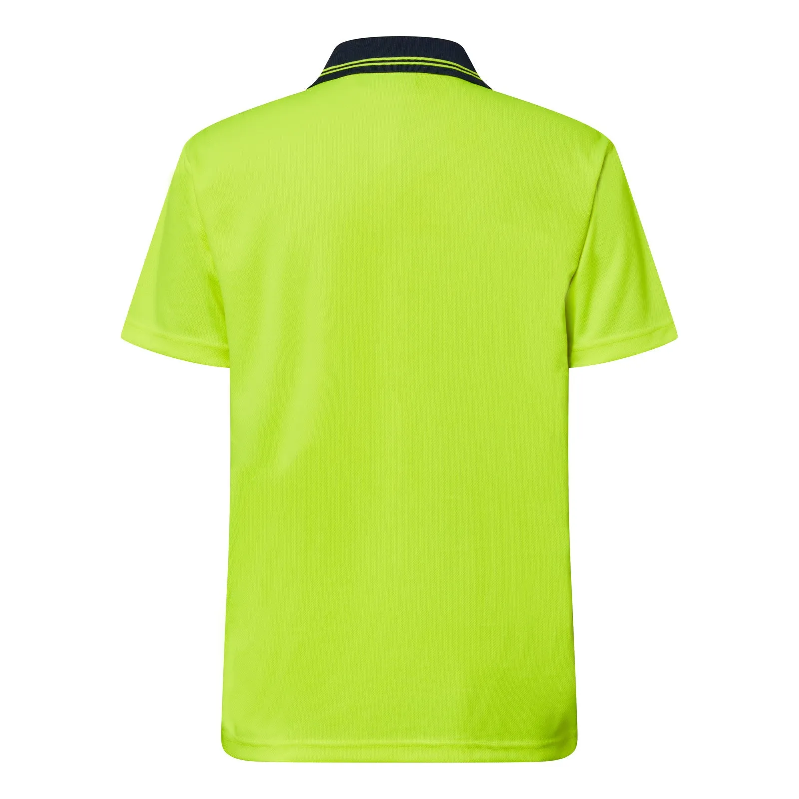 WSP208 HI VIS LIGHTWEIGHT SHORT SLEEVE MICROMESH POLO WITH POCKET