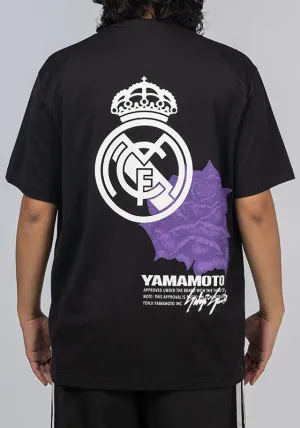 X Real Madrid Merch T-Shirt - Black