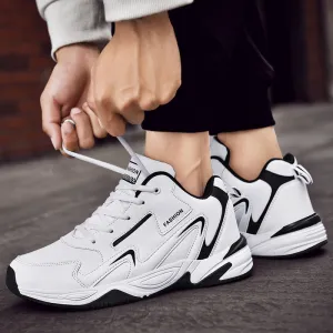 Yeknu NEW Men's Casual Shoes Fashion Teenager Outdoor Sports Athletic Walking Sneakers Student Training Shoes For Men Large Size 35-48