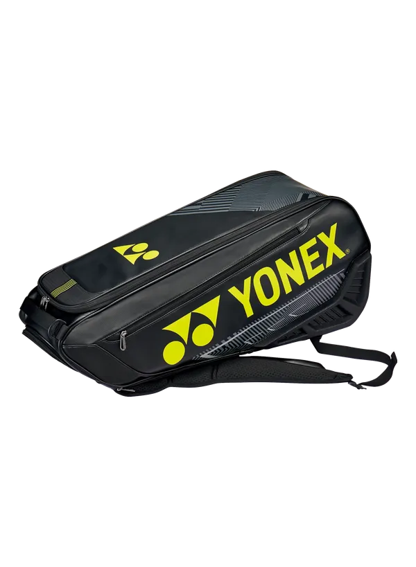 Yonex BA02326 Expert Racket Bag 6pcs (Black/Yellow)