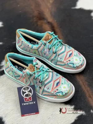 ZAPATOS WOMENS HOOEY LOPERS C TOW TWISTED X LIGHT BLUE MULTI